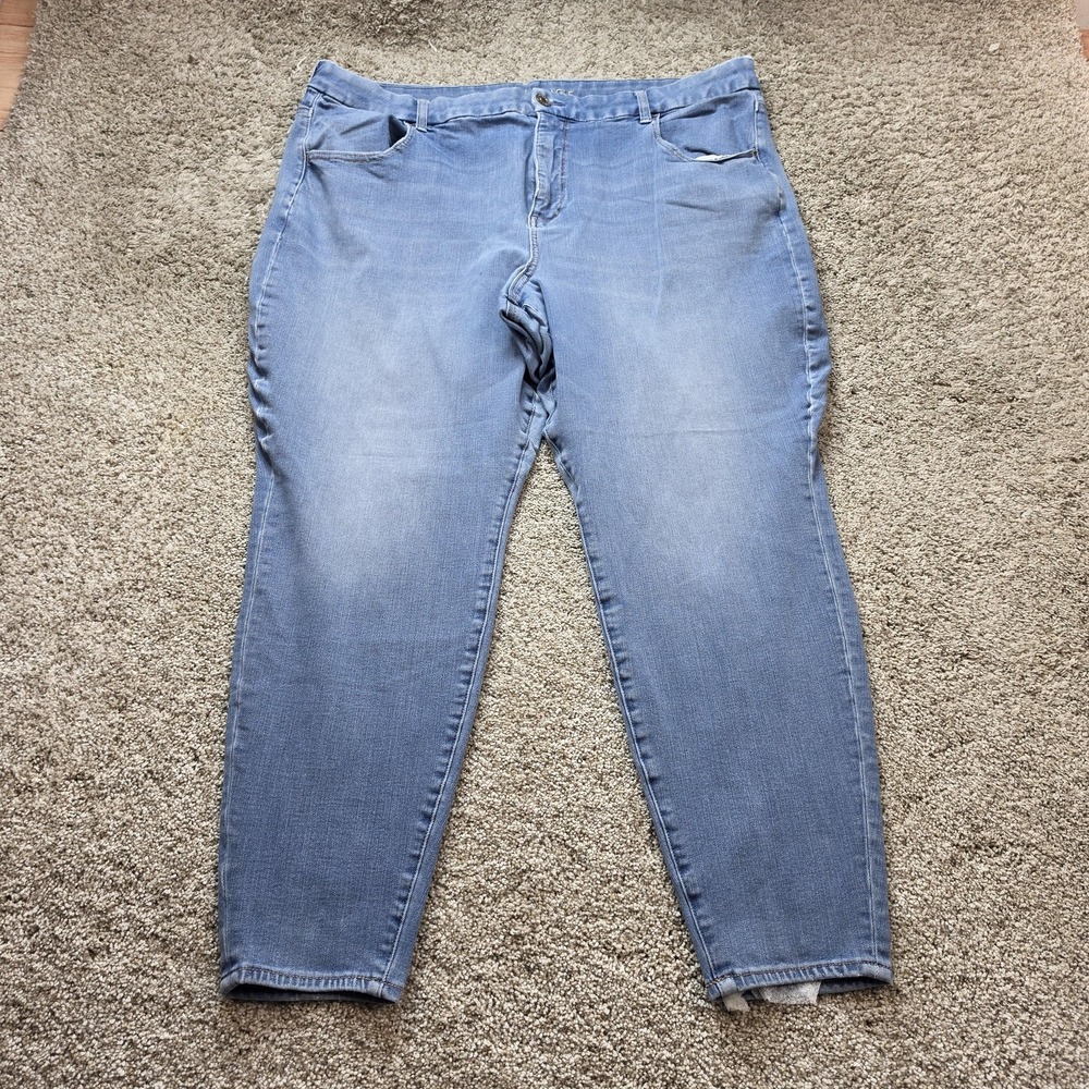 American Eagle Jeans Womens 24 Blue Curvy Hi-Rise Jegging Stretch Slim Plus